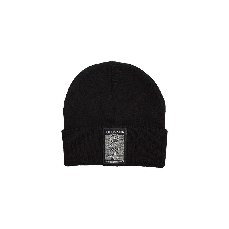 JOY DIVISION UNISEX BEANIE HAT: UNKNOWN PLEASURES (BLACK)