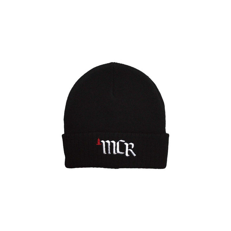 MY CHEMICAL ROMANCE UNISEX BEANIE HAT: MCR LOGO (BLACK)
