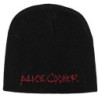 ALICE COOPER UNISEX BEANIE HAT: LOGO (BLACK)