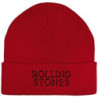 THE ROLLING STONES UNISEX BEANIE HAT: HACKNEY DIAMONDS LOGO (RED)