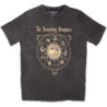 THE SMASHING PUMPKINS UNISEX STONE WASH T-SHIRT: CELESTIAL SUN (CHARCOAL GREY) (XX-LARGE)
