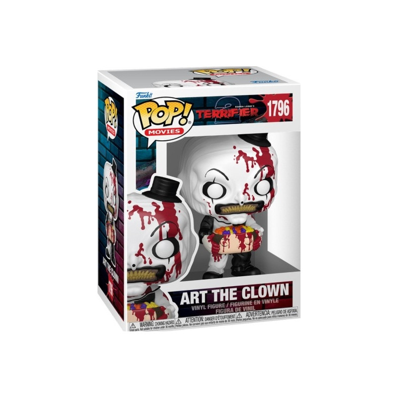 TERRIFIER 2:FUNKO POP! MOVIES - ART THE CLOWN (VINYL FIGURE 1796)