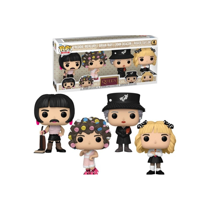 QUEEN: FUNKO POP! ROCKS - I WANT TO BREAK FREE (4PK)
