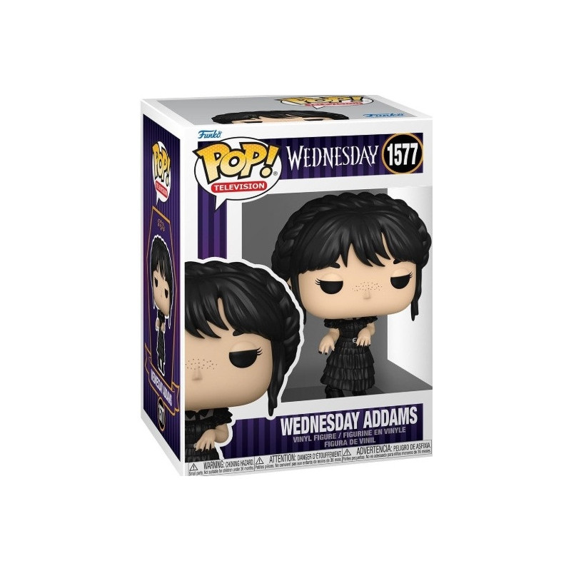 WEDNESDAY:FUNKO POP! TELEVISION-WEDNESDAY ADDAMS (1577